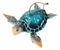 Set Of 4 Nautical Blue Sea Turtles Ocean Marine Wall Hanger Decor Tree Ornaments