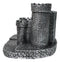 Gothic Medieval Windsor Stonewall Castle Fortress Miniature Display Stand 5"H