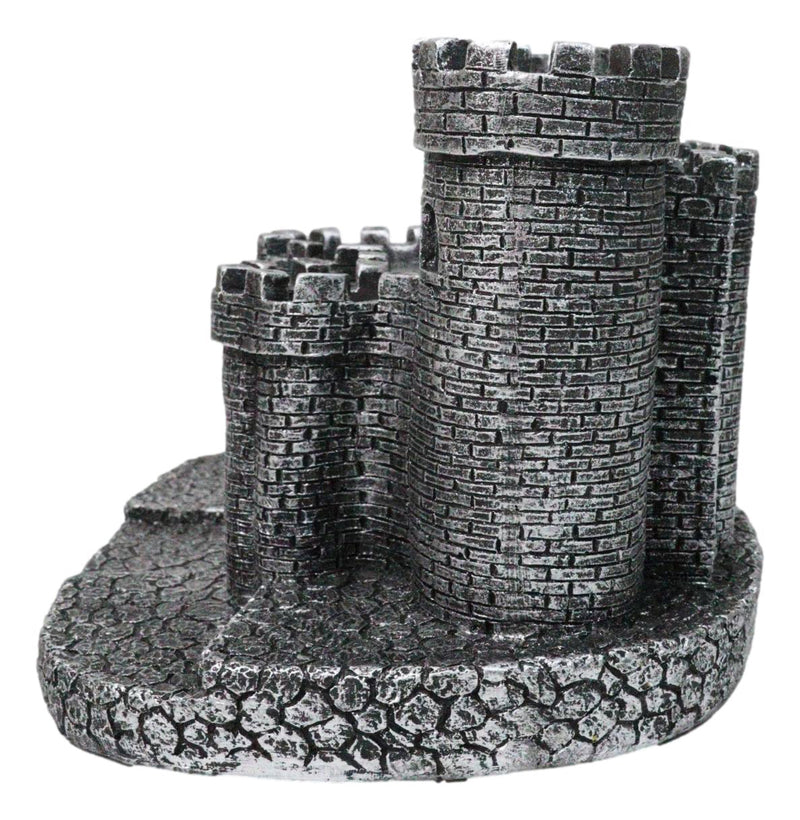 Gothic Medieval Windsor Stonewall Castle Fortress Miniature Display Stand 5"H