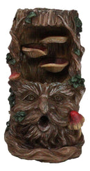 Forest Celtic Greenman Tree Ent With Fungi Pillar Backflow Incense Cone Burner
