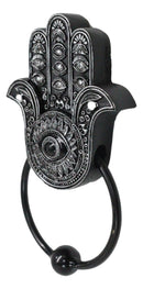 Sacred Symbols Hand of God Hamsa Palm with Evil Eye Decorative Door Knocker