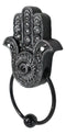Sacred Symbols Hand of God Hamsa Palm with Evil Eye Decorative Door Knocker