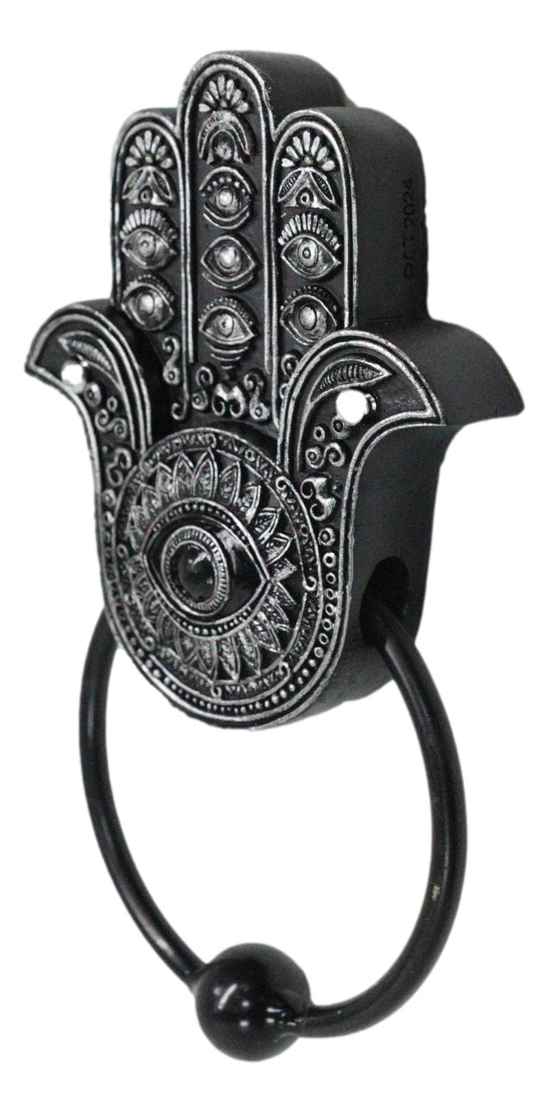 Sacred Symbols Hand of God Hamsa Palm with Evil Eye Decorative Door Knocker