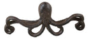 Set Of 4 Cast Iron Rustic Marine Sea Octopus Drawer Cabinet Door Knobs Hardware