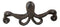 Set Of 4 Cast Iron Rustic Marine Sea Octopus Drawer Cabinet Door Knobs Hardware