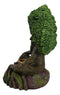 Forest Greenman Tree Man Ent Meditating Backflow Incense Cone Burner Figurine