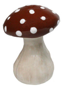 Wild Red With White Polkadots Toadstool Mushrooms Fungi Salt And Pepper Shakers