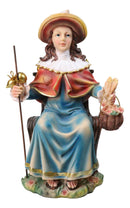 Roman Catholic Santo Nino Holy Infant of Atocha Seated On Throne Statue 13"H