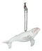 Set Of 6 Antique White Humpback Whales Ocean Marine Wall Decor Tree Ornaments