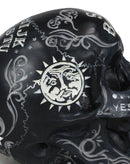 Wicca Black Paranormal Ouija Spirit Board Planchette Painted Skull Figurine