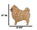 Lifelike Adorable Pet Pal Pomeranian Puppy Dog Standing Figurine