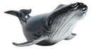 Large Nautical Ocean Marine Baleen Blue Humpback Whale Swimming Figurine 17"L