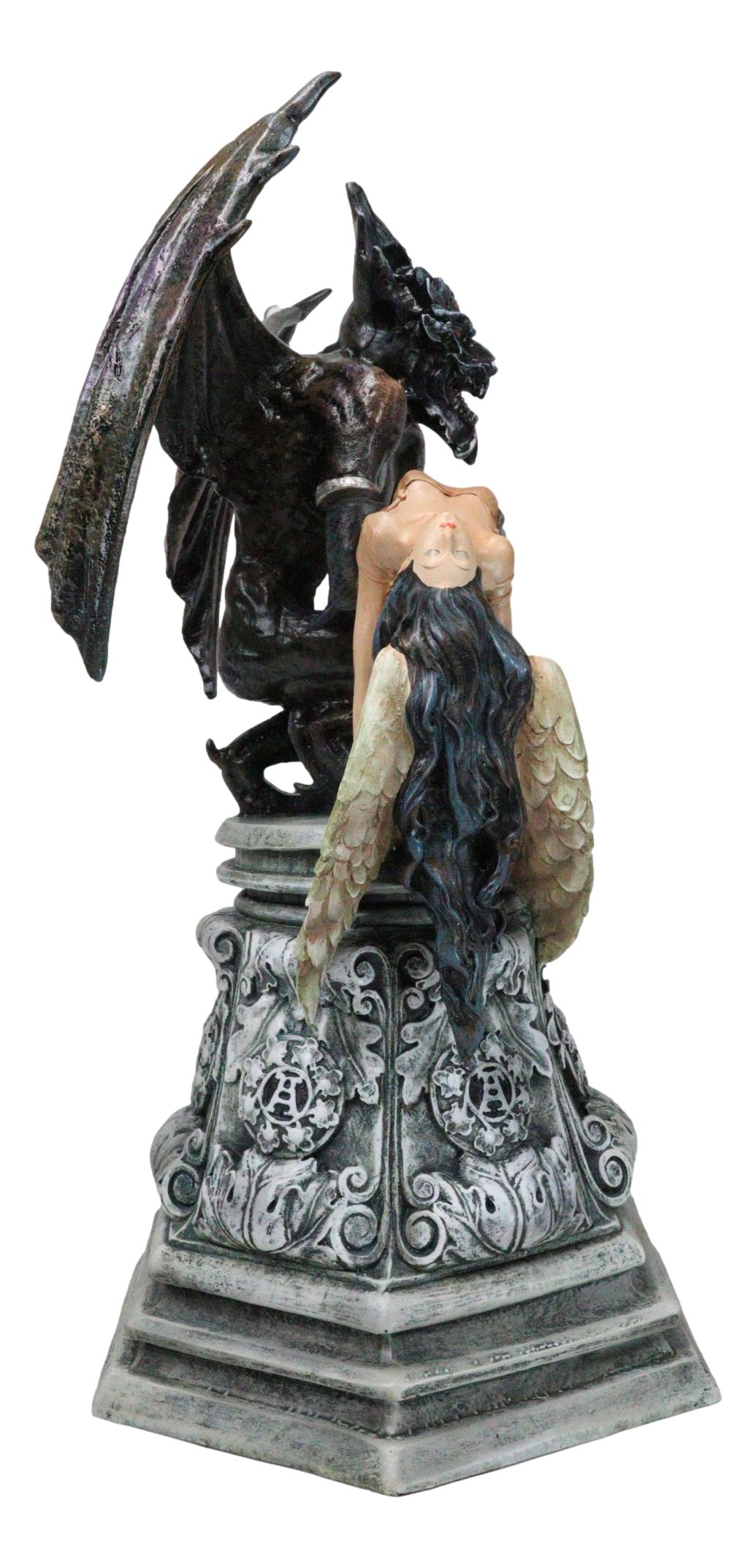 Gothic Saturn's Reprieve Charun Restoring Life To Maion Angel of Saturn Statue