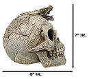 Tribal Tattoo Serpent Skull Statue Battle Chieftain Figurine Amazing Detail