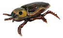 Brown Firefly Lightning Enameled Pewter Austrian Crystals Trinket Jewelry Box
