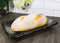 Pack Of 5 Charcoal Grey Tone Hakumu Collection Rectangular Wavy Sushi Plates