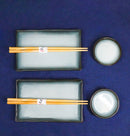 Seikai Sky Porcelain Sushi Plates Sauce Dishes Chopsticks Dinnerware Set For 2