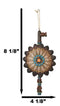 Native American Indian Calumet Peace Dreamcatcher Feathers Wall Ornament Decor