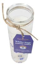 All Seeing Eye Of Providence White Sage Wicca Tall Tube Candle Home Fragrance