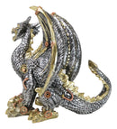Geared Mechanical Look Steampunk Dragon Cyber Robot Decorative Sculpture