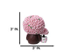 Furry Bones Japanese Sakura Pink Cherry Blossoms Skeleton Figurine Furrybones