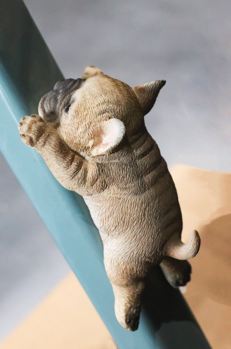 Adorable Frenchie French Bulldog Dog Fridge Magnet Figurine 5" Long