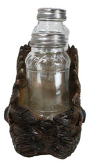 Southwest Native Indian Chief Headdress Roach Salt And Pepper Shakers And Holder