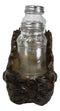 Southwest Native Indian Chief Headdress Roach Salt And Pepper Shakers And Holder