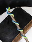 Wicca Witches Sorcery Coiled Serpent Snake On Branch Decor Magic Wand 14" Long