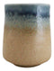Pack Of 6 Porcelain Ao Nagashi Blue River Reactive Glaze Yunomi Tea Cups 9oz