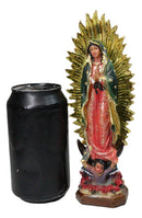 Our Lady of Guadalupe With Mandorla of Rays Mother Mary Catholic Figurine 8"H