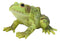 Amphibian Wild Creatures Realistic Green Frog Decorative Figurine