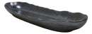 Pack Of 3 Black Tetsu Kesho Ceramic Wavy Oblong Long Serving Platter 13.25"L