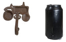 Pack of 2 Rustic Western Farm Tractor Cast Iron Metal Wall Hook Sculptures