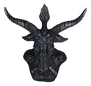 Solve Et Coagula Pentagram Evil Eye Satan Sabbatic Goat Idol Baphomet Figurine - Ebros Gift
