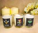 Pack of 3 Wicca Witchcraft Wildberry Sweet Honey White Sage Votive Candle Trio