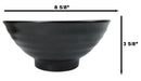 Pack Of 6 Black Kokuyo Ceramic Collection Large Ramen Soup Dinner Bowl 40oz