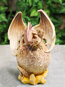 Celestial Solar Galaxy Planet Venus Terrestrial Guardian Orange Dragon Figurine