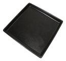 Pack Of 6 Kokuyo Black Ceramic Square Appetizer Salad Plates With Lip 6.25"L