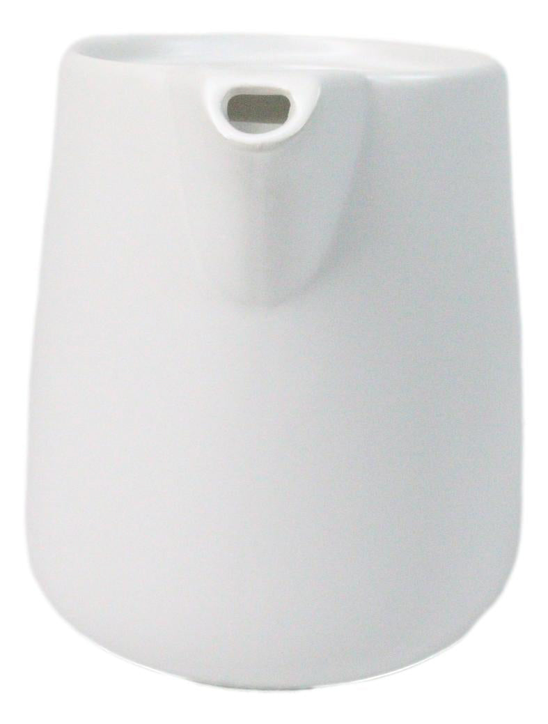 White Porcelain Artisan Hand Crafted Barista Style Maker Carafe Flask Part