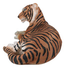 Large Royal Bengal Tiger Resting Gracefully 15.5" Long Statue Home Garden Decor