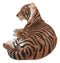 Large Royal Bengal Tiger Resting Gracefully 15.5" Long Statue Home Garden Decor