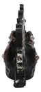 Rustic Western Cowboy Boot Spurs Buckle Turquoise Welcome Sign Desktop Figurine