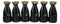 Glazed Ceramic Brown Waterfall Japanese Wine Sake Tokkuri Flask Pack of 6 Flasks