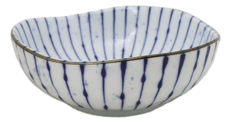Pack Of 6 Fubuki Tokusa Made In Japan Round Flair Small Shallow Bowls 11oz