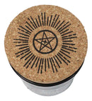 Wicca Midnight Spell Bound Triple Moon Frankincense Pillar Candle Home Fragrance