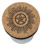 Wicca Midnight Spell Bound Triple Moon Frankincense Pillar Candle Home Fragrance