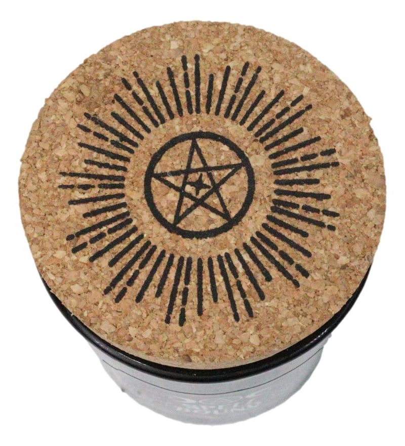 Wicca Midnight Spell Bound Triple Moon Frankincense Pillar Candle Home Fragrance