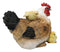 Rustic Farmhouse Chicken Mother Hen with Adorable Chicks Animal Family Figurine