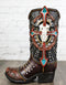 Western Texas Longhorn Skull Barbed Wires And Arrow Cross Cowboy Boot Money Bank